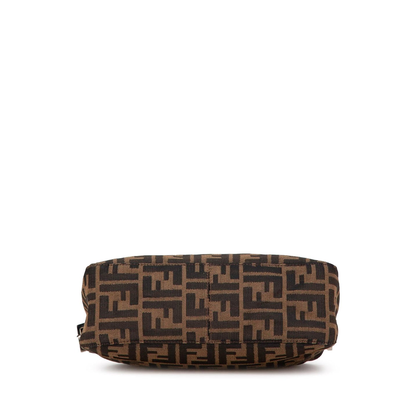 Fendi Zucca Canvas Double Flap Shoulder Bag (SHG-jvqpSt)