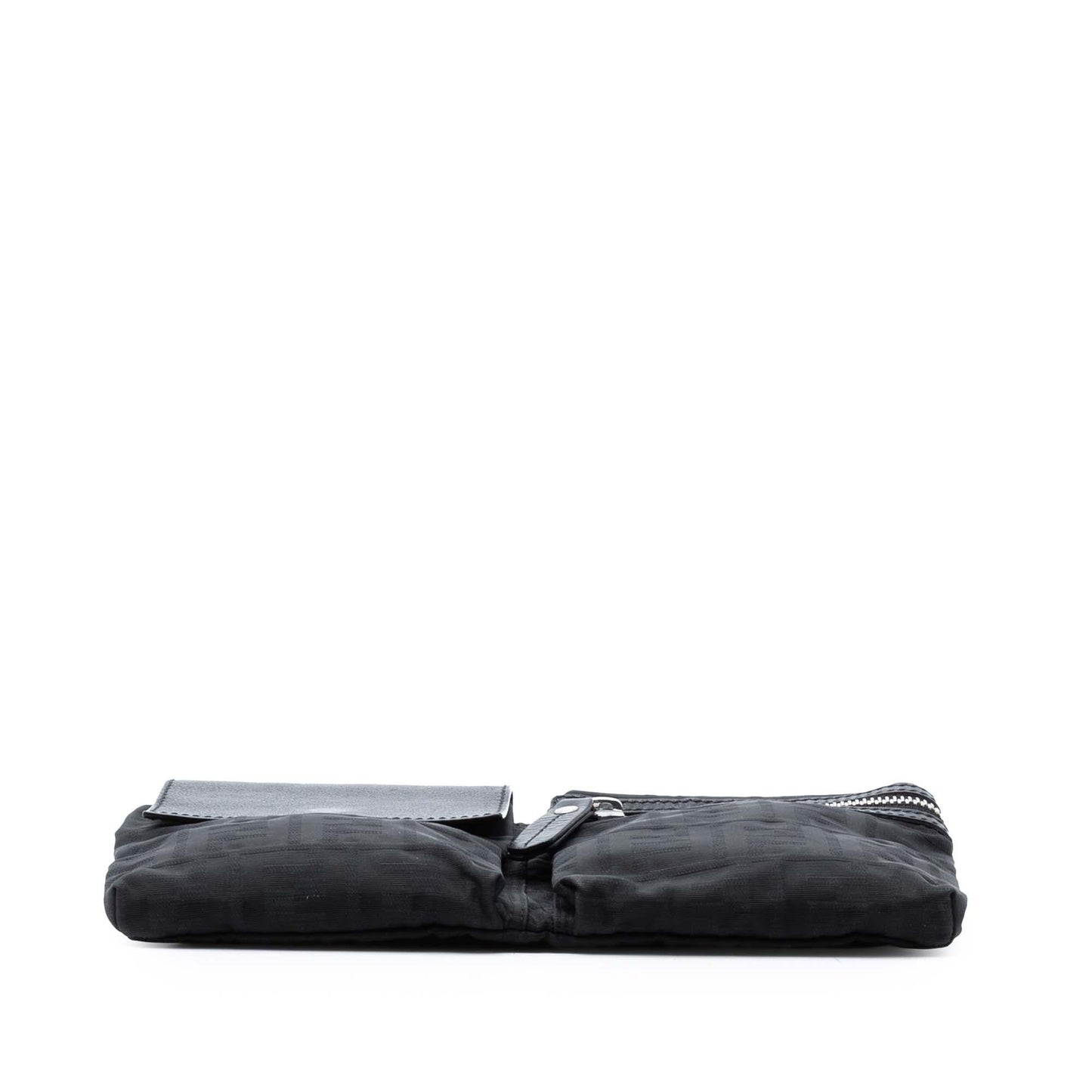 Fendi Zucca Canvas Double Pocket Belt Bag