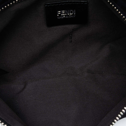 Fendi Zucca Canvas Double Pocket Belt Bag