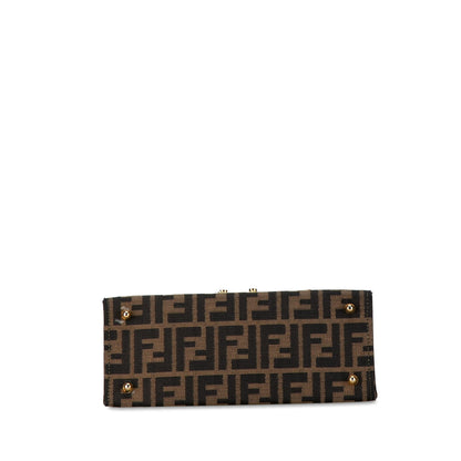 Fendi Zucca Canvas Front Pocket Tote (SHG-Ms185y)