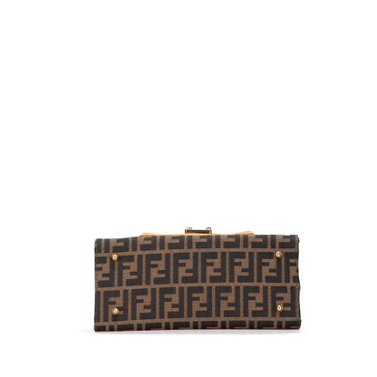 Fendi Zucca Canvas Front Pocket Tote