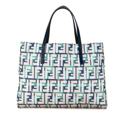 Fendi Zucca Canvas Multicolor Handbag