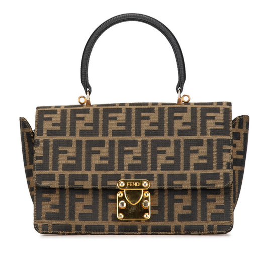 Fendi Zucca Canvas Satchel (SHG-SL8cXX)