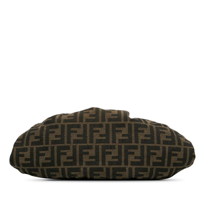 Fendi Zucca Canvas Shell Clutch (SHG-EBnBJ0)