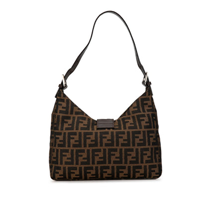Fendi Zucca Canvas Shoulder Bag (SHG-nIowNS)