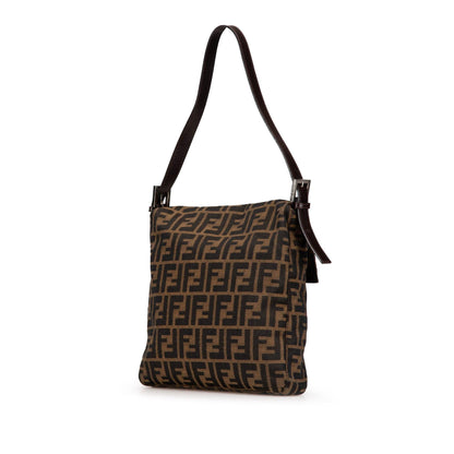 Fendi Zucca Canvas Shoulder Bag