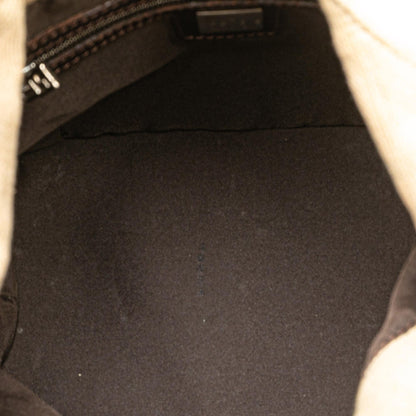 Fendi Zucca Canvas Shoulder Bag