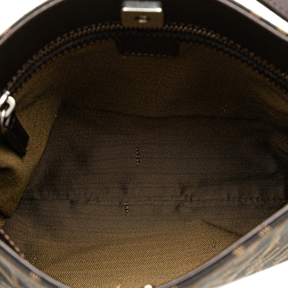 Fendi Zucca Canvas Shoulder Bag