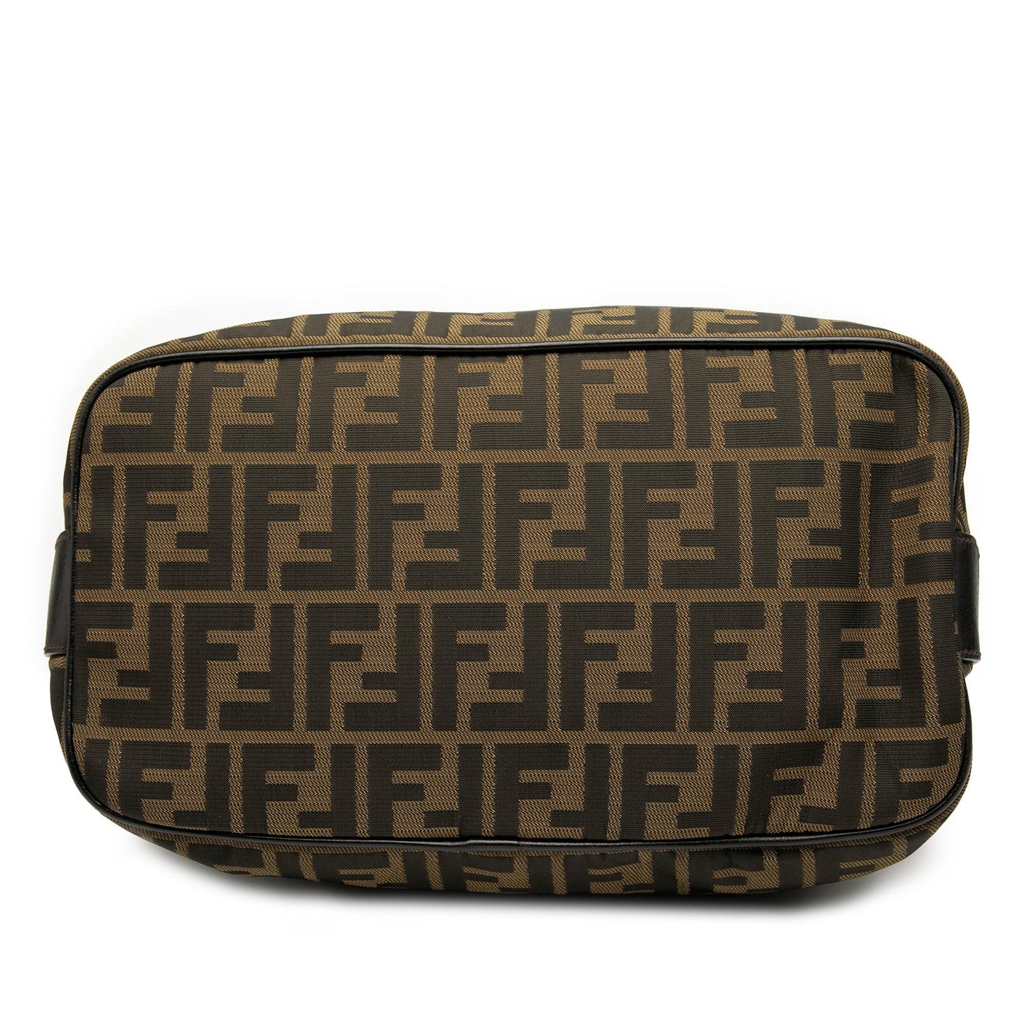 Fendi Zucca Canvas Shoulder Bag