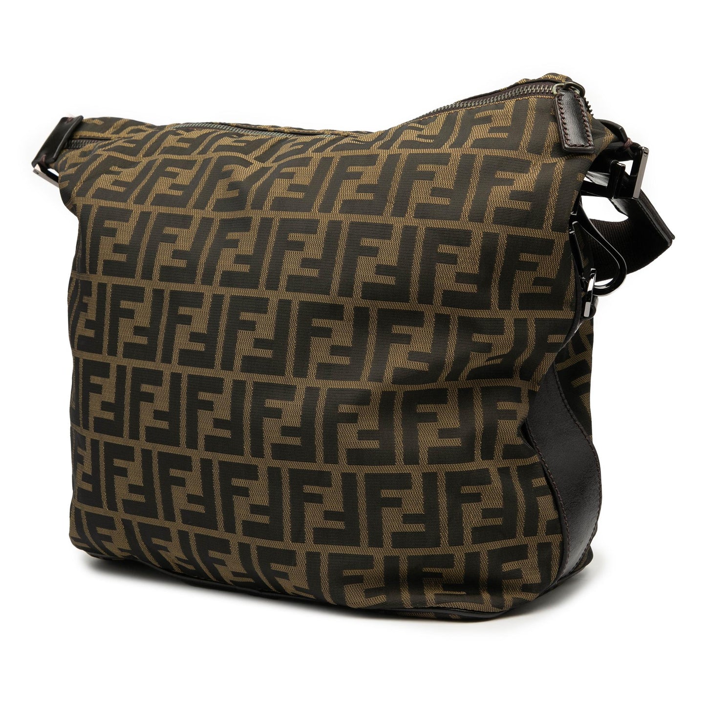 Fendi Zucca Canvas Shoulder Bag