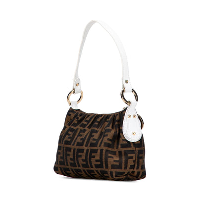 Fendi Zucca Canvas Shoulder Bag