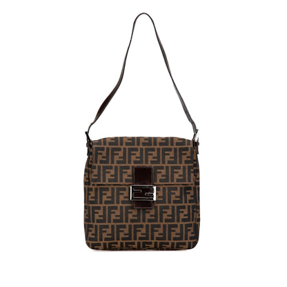 Fendi Zucca Canvas Shoulder Bag
