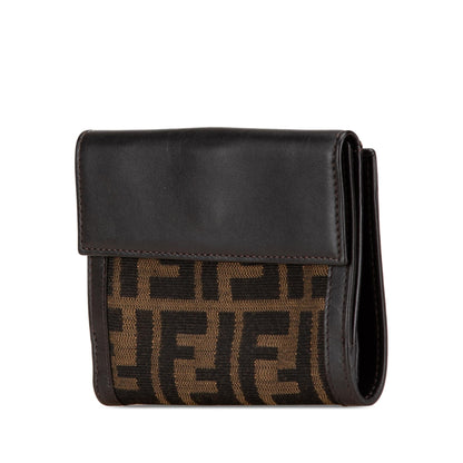 Fendi Zucca Canvas Small Wallet