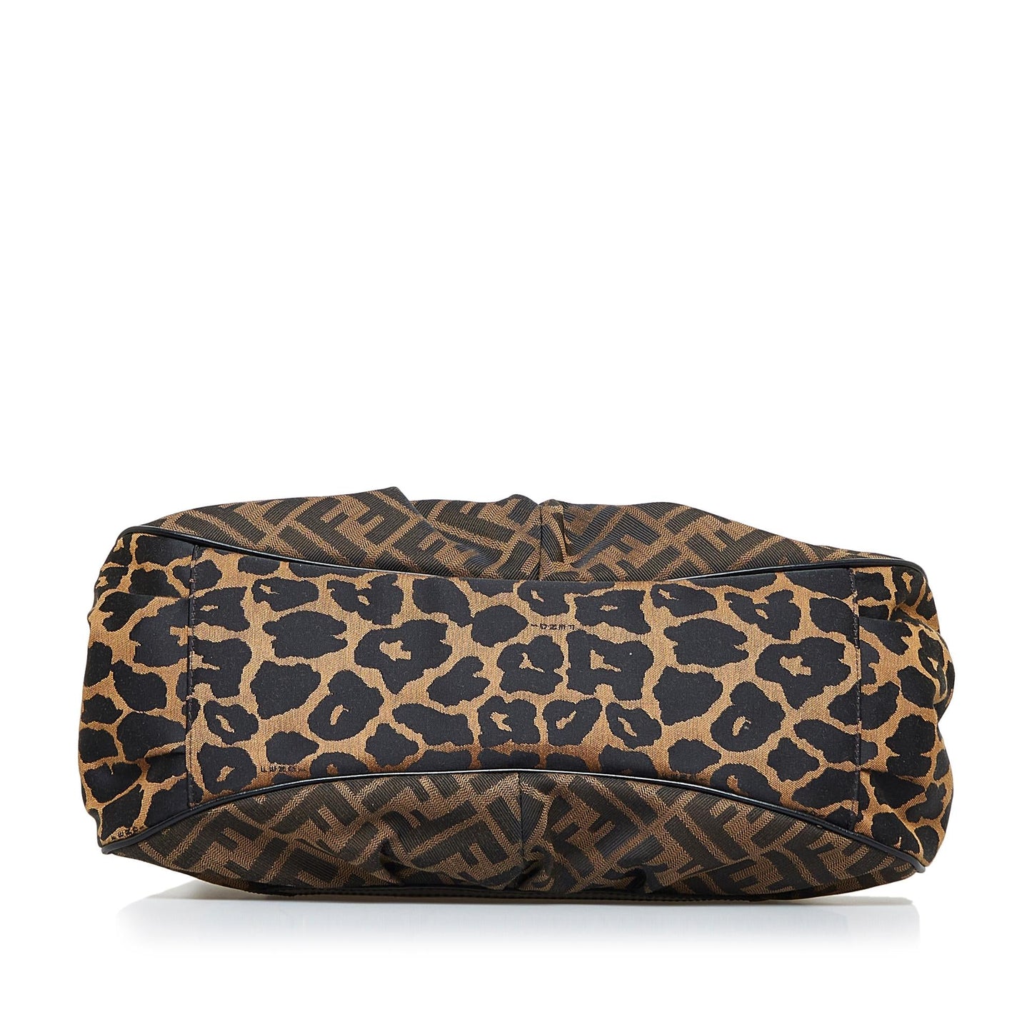 Fendi Zucca Chef Leopard Shoulder Bag (SHG-nwsCum)