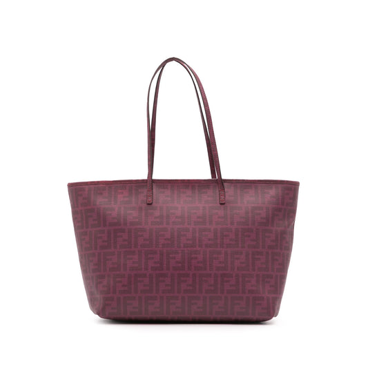 Fendi Zucca Coated Canvas 1974 Shopping Tote