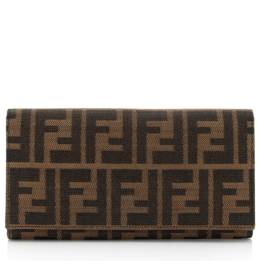 Fendi Zucca Continental Wallet (SHF-G0l1pR)