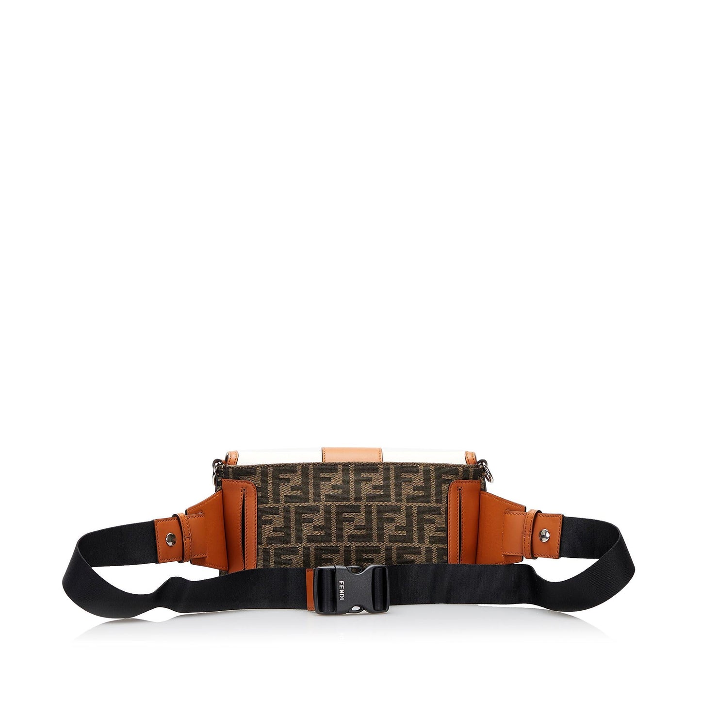 Fendi Zucca Convertible Leather Belt Bag