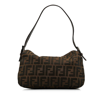 Fendi Zucca Double Flap Baguette (SHG-DmHE3n)