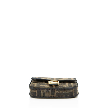 Fendi Zucca Nano Baguette Charm Crossbody