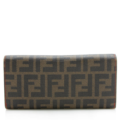 Fendi Zucca Spalmatti Trifold Wallet (SHF-12796)