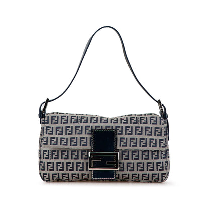 Fendi Zucchino Canvas Baguette (SHG-tkcgJi)