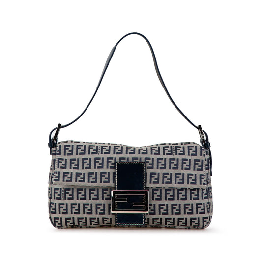 Fendi Zucchino Canvas Baguette (SHG-tkcgJi)