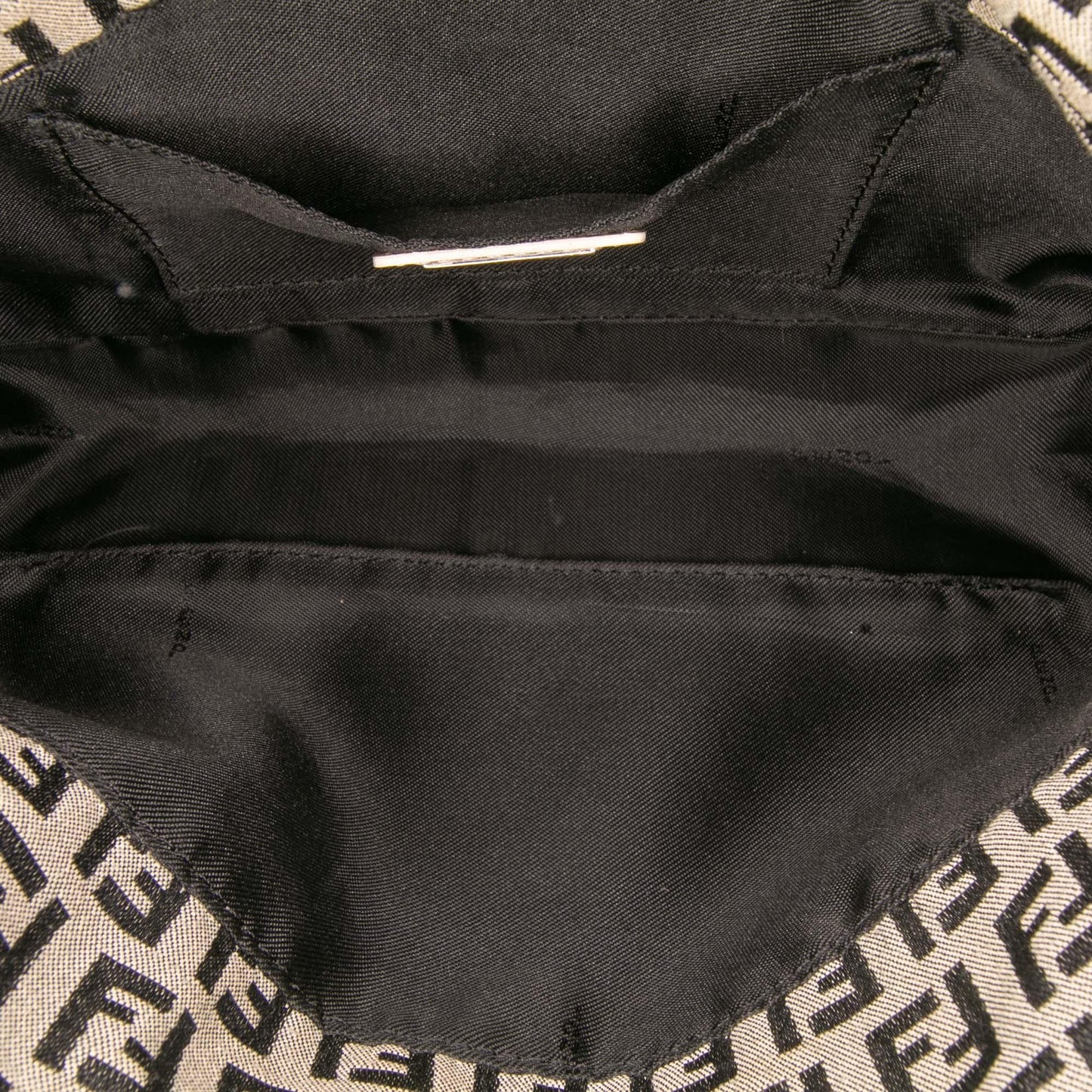 Fendi Zucchino Canvas Flap Pochette