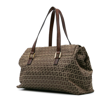 Fendi Zucchino Canvas Handbag