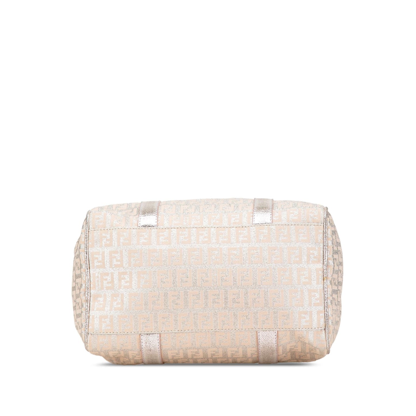 Fendi Zucchino Canvas Shine Bauletto Forever (SHG-bMkXTK)