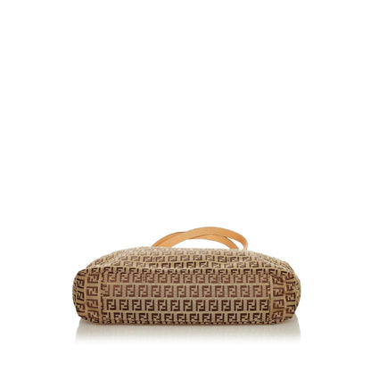 Fendi Zucchino Canvas Shoulder Bag (SHG-25645)