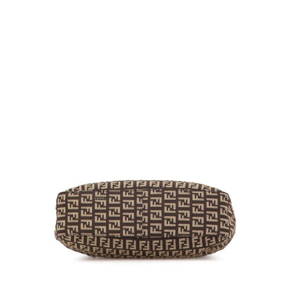 Fendi Zucchino Canvas Shoulder Bag (SHG-Wd0jWV)