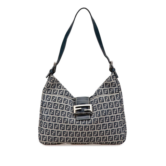 Fendi Zucchino Canvas Shoulder Bag