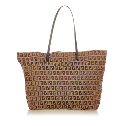 Fendi Zucchino Canvas Tote Bag (SHG-26505)