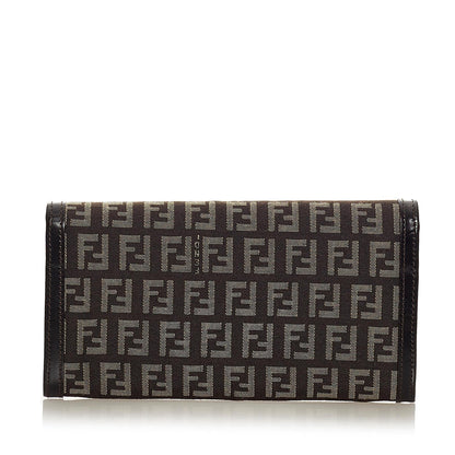 Fendi Zucchino Canvas Wallet (SHG-27187)