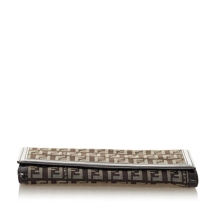 Fendi Zucchino Canvas Wallet (SHG-27187)