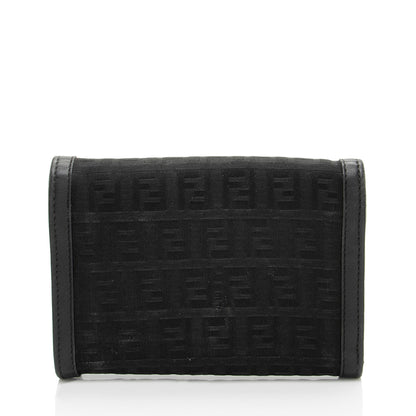 Fendi Zucchino Compact Wallet