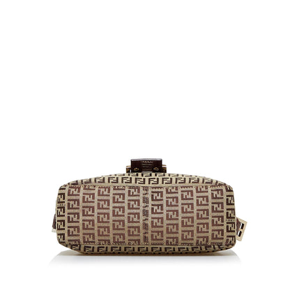 Fendi Zucchino Double Flap Baguette (SHG-940lup)