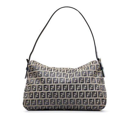 Fendi Zucchino Double Flap Baguette (SHG-hVuyFH)