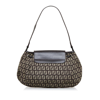 Fendi Zucchino Drawstring Baguette (SHG-dlGIc3)