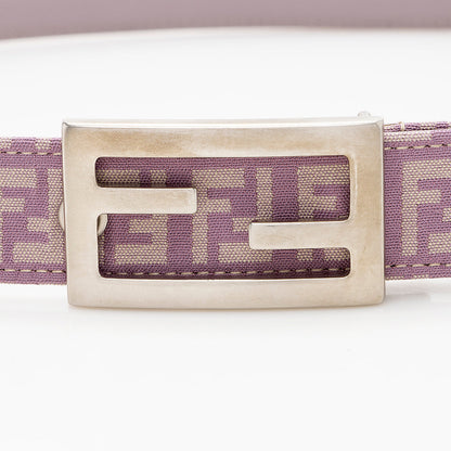 Fendi Zucchino Logo Belt - Size 32 / 80cm (SHF-17928)
