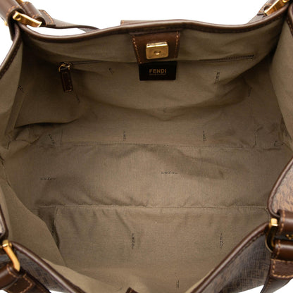 Fendi Zucchino Spalmati Chiusura Tote