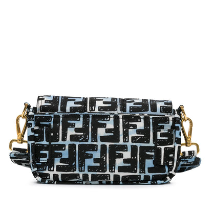 Fendi x Joshua Vides Mini Zucca Nylon Convertible Baguette Belt Bag (SHG-oO8sSN)