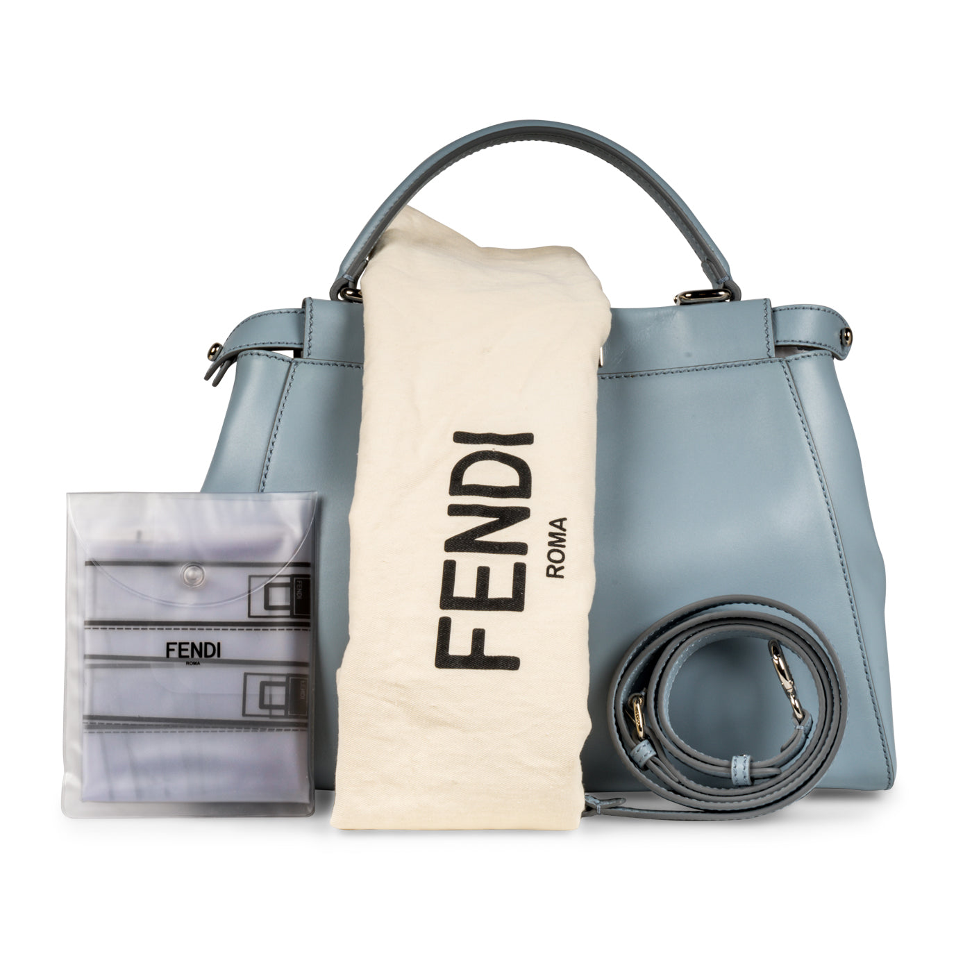 Fendi Peekaboo - Medium - Baby Blue