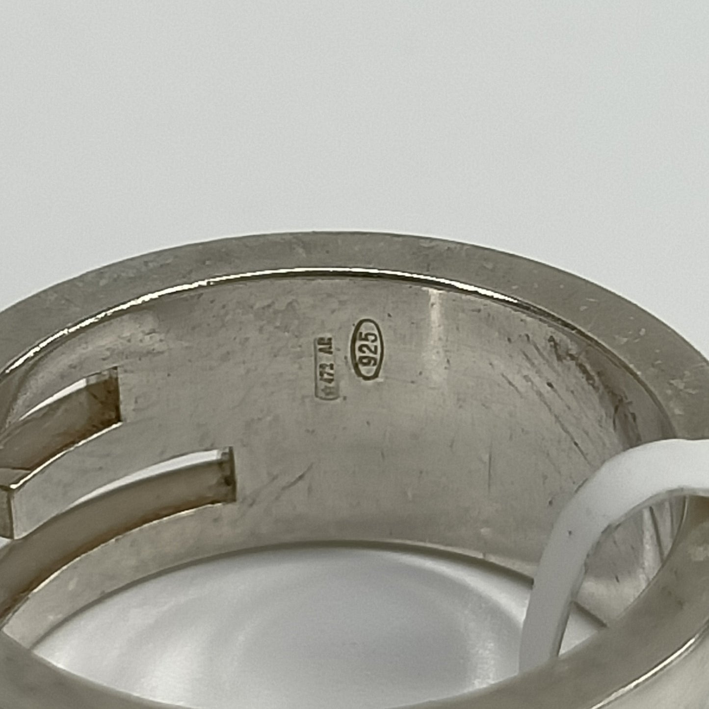 Gucci G Logo Silver 925 Ring