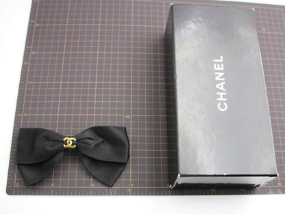 Chanel Vintage 1981-85 Silk 3D Bow Hairpin