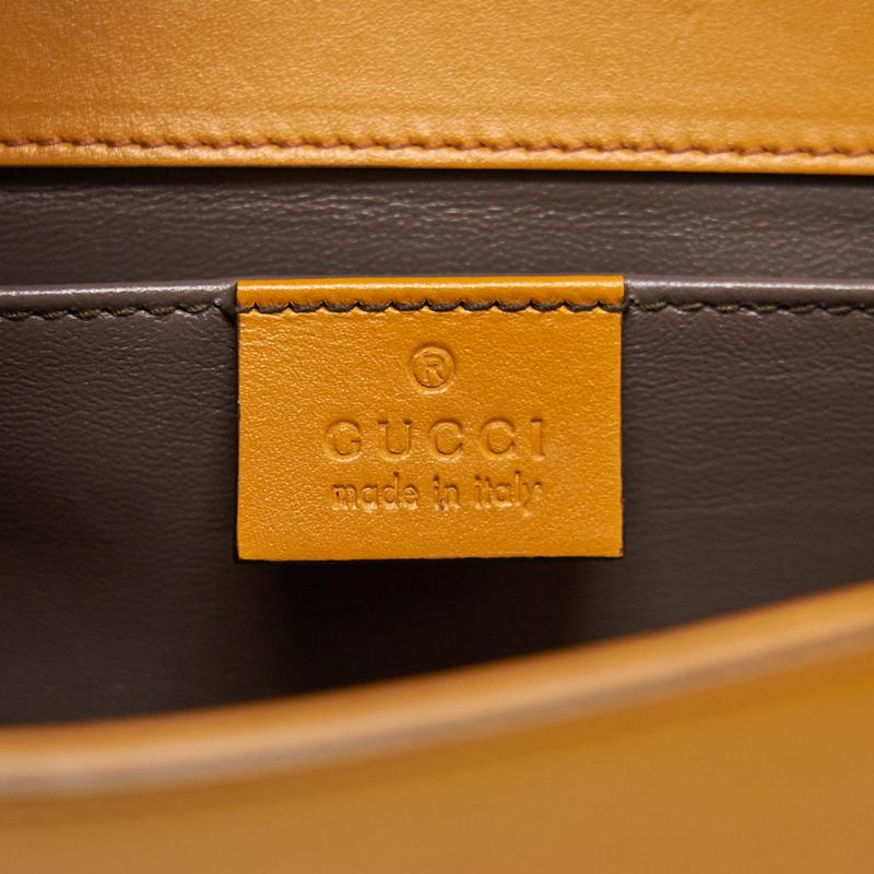Gucci Zumi Small Shoulder Bag Yellow