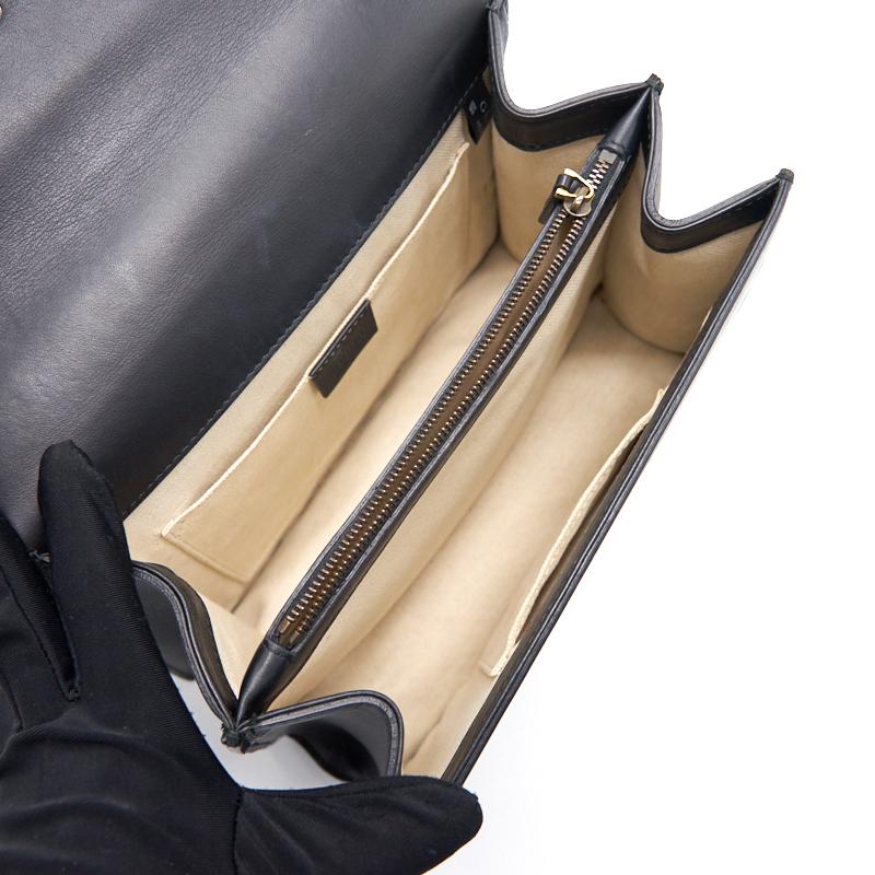 Gucci Dionysus Top Bamboo Handle Black