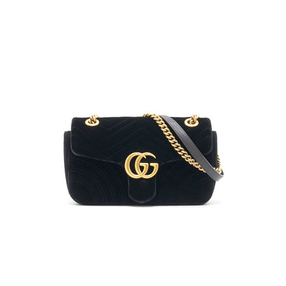Gucci Velvet Small GG Marmont Bag 26cm