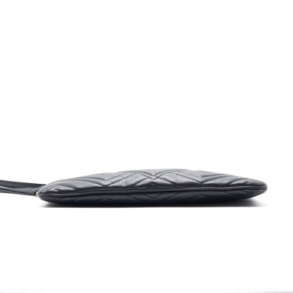 Gucci GG Black Quilted Leather Clutch