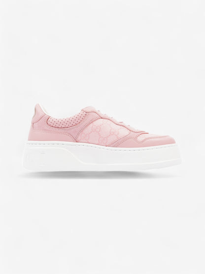 Gucci GG Supreme Sneakers Pink / White Canvas EU 37 UK 4